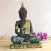 Green Meditating Buddha
