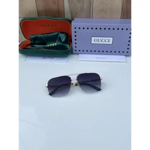 Stylish Gucci Sunglasses Gold Black For Men (BOT579)