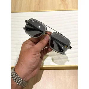 Rayban Sunglasses Grey Black For Men (BOT920)