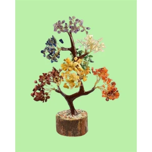 7 Chakra Natural Gemstone Crystal Tree