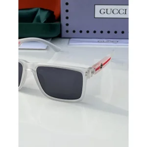 Gucci Sunglasses White Black For Men (BOT926)
