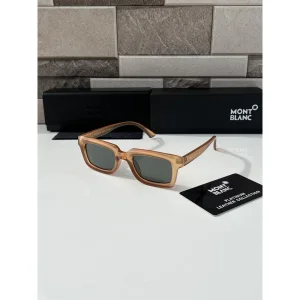 Mont Blanc Sunglasses Orange Green For Men (BOT932)