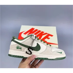Nike Stussy X Sb Dunk Low White Shoes For Men (BOT736)