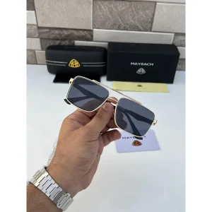 Maybach Sunglasses Gold Black For Men (BOT937)