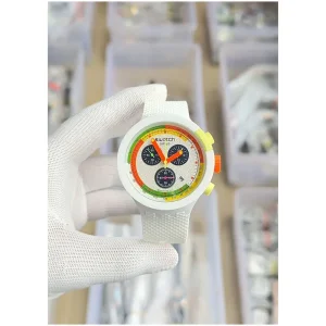 Stylish Swatch Neon Watch Party To The Max For Men (LAB65)
