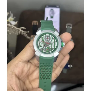 Jacob & Co. Watch CR7 Green Silicon Strap Premium Automatic For Men (SUP3710)