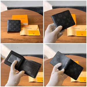 Louis Vuitton Leather Wallet With OG Box Cards Dustbag Tags For Men (SUP4260)