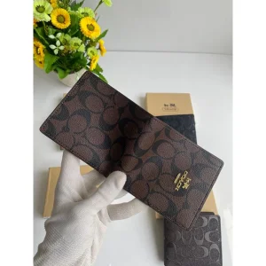 Coach Wallet With OG Box Dust Bag Card For Men (SUP4264)