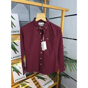 Lacoste Maroon Shirt