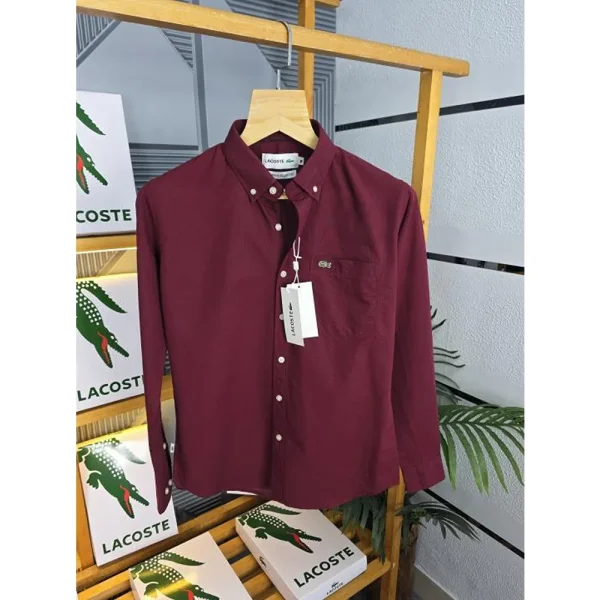 Lacoste Maroon Shirt