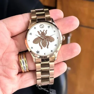 Gucci Rose-White Watch For Men (SUP3921)