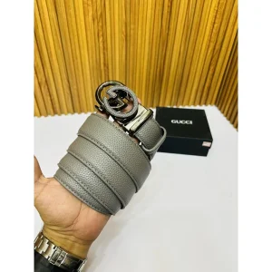 Gucci Belt Grey Premium Quality Automatic Lock For Men (SUP3325)