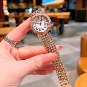 Cartier De Ballon Watch Blanc Copper-White For Women (SUP3831)