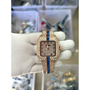 Cartier Santos Watch Diamond For Men (SUP3931)