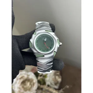 Oakley Watch Blade Silver-Green Metal For Men (SUP3731)