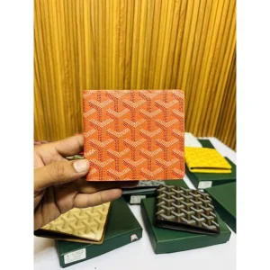 Goyard Wallet Orange Premium Quality For Men (SUP3182)