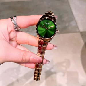 Calvin Klein Watch Charming Copper-Green For Women (SUP3838)