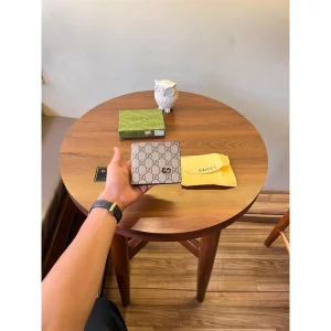 Gucci Leather Wallet With OG Box Cards Dustbag Tags For Men (SUP4288)