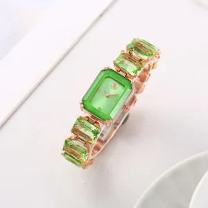 Swarovski Watch Octagon Green Copper For Women (SUP4387)