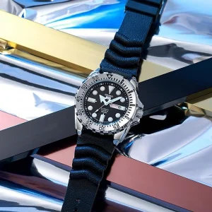 Seiko Diver Watch Sports 5 Quartz Black silver For Men (SUP3139)