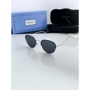 Gucci Sunglasses Silver Black (SG1076)
