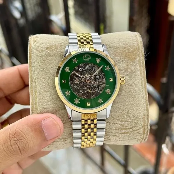 Gucci Bee Two Tone Watch