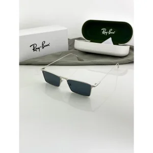 Rayban Sunglasses Silver Black For Men (SUP3542)