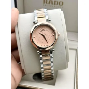 Versace Watch Rosegold Dial Two Tone For Women (SUP3844)