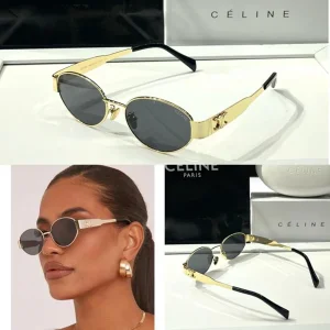 Celine Gold Sunglasses For Men (SUP3549)