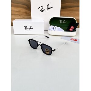 Rayban Sunglasses White Black (SG952)
