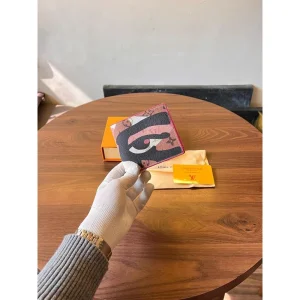 Louis Vuitton Leather Wallet With OG Box Cards Dustbag Tags For Men (SUP4256)