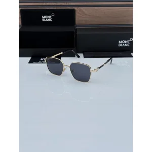 Mont Blanc Sunglasses Golden Black For Men (SUP3562)