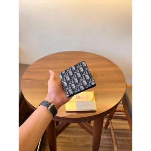 Christion Dior Wallet With Ogbox Cards Dustbag Tags For Men (SUP3216)