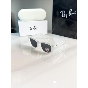 Rayban Sunglasses White Black (SG968)