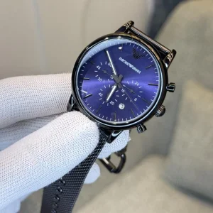 Emporio Armani Watch Black Blue For Men (SUP4222)