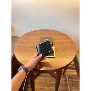 Mont Blanc Wallet With Og box Cards Dustbag Tags For Men (SUP3223)