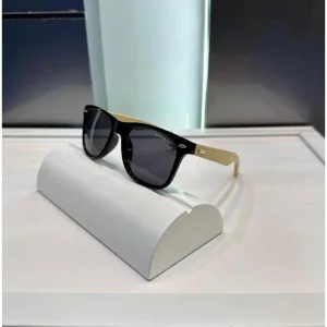 Mont Blanc Sunglasses Wood Black Luxury Shade For Men (SUP3573)