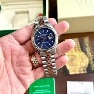 Rolex Designer Watch Rose-TT-Blue For Men (SUP4009)