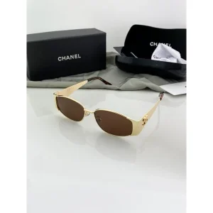 Chanel Sunglasses Gold Brown For Men (SUP3590)