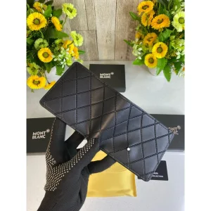 Mont Blanc Wallet With OG Box Card All Accessories For Men (SUP4345)