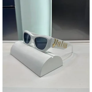 Palm Angels Sunglasses White-Black Divine Luxury Shades For Men (SUP3594)