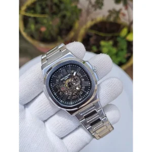 Patek Philippe Watch Auto Skeleton Silver For Men (SUP3794)