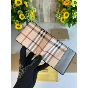 Burberry Wallet With OG Box Card All Accessories For Men (SUP4347)
