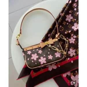 Louis Vuitton x bag Takashi Murakami Pochette Accessories For Women (LAB208)