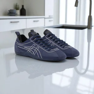 Onitsuka Tiger Sclaw Navy Blue Shoes For Men (LAB223)