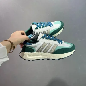 Adidas Originals Retropy E5 Dark Green/ Off white Shoes For Men (LAB226)