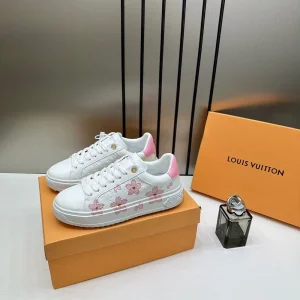 Louis Vuitton X TM Time Out Sneaker White For Women (LAB228)