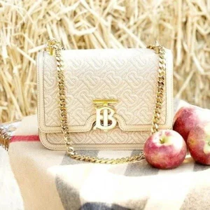 Burberry Shoulder Bag TB Monogram Quilted With OG Box For Women (LAB252)