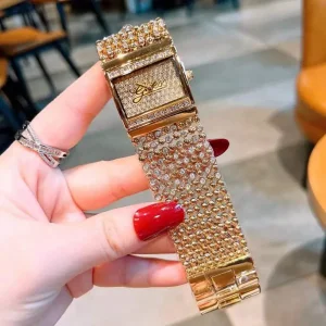 Guess Diamond Watch Gold