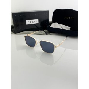 First Copy Gucci Sunglasses Gold Black (FT2078)